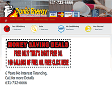 Tablet Screenshot of danisienergy.com